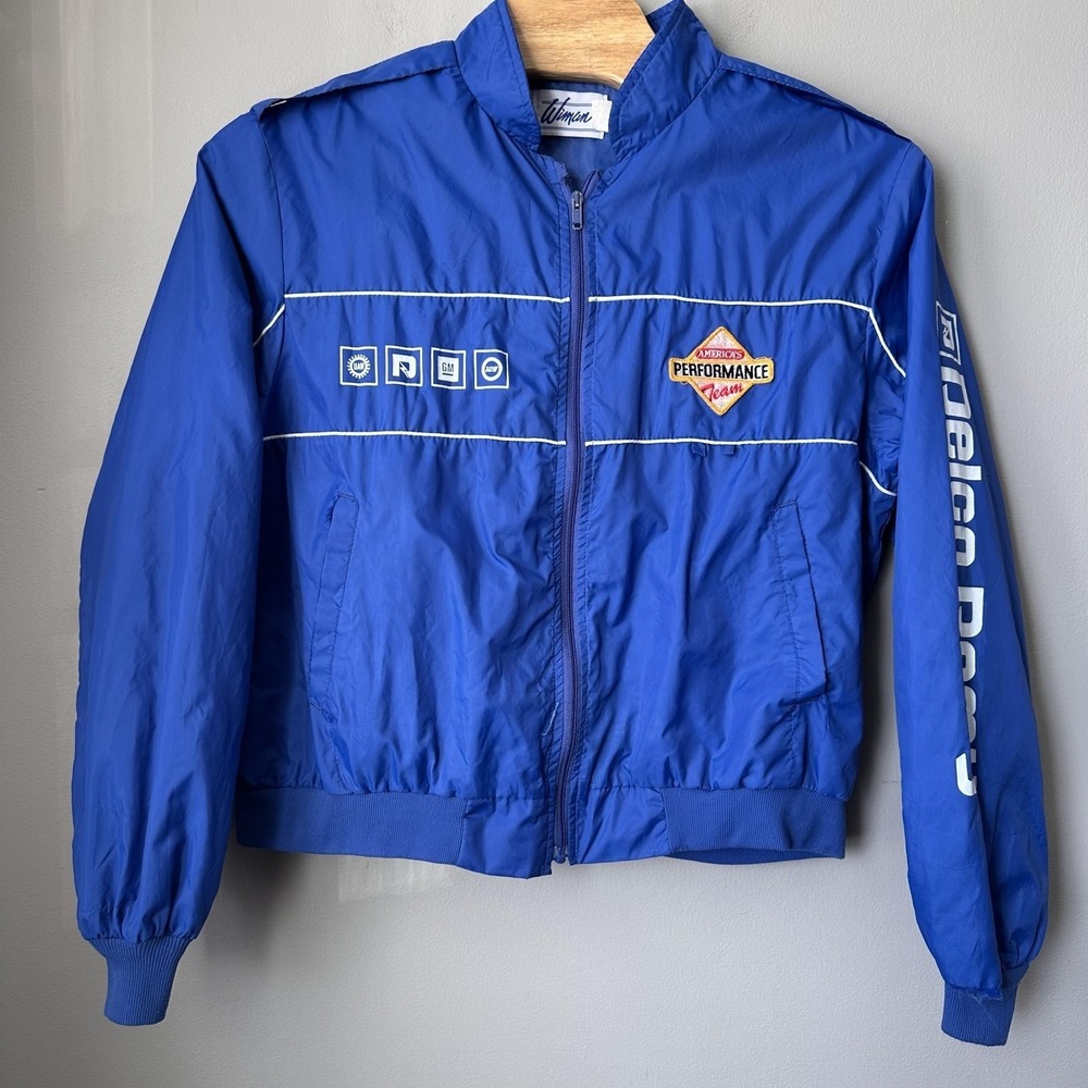 Vintage GM UAW Wiman Windbreaker Men 2XL USA Delco Remy Jacket Project Repair